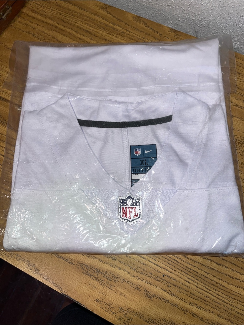 Nike White NFL V-Neck Jersey